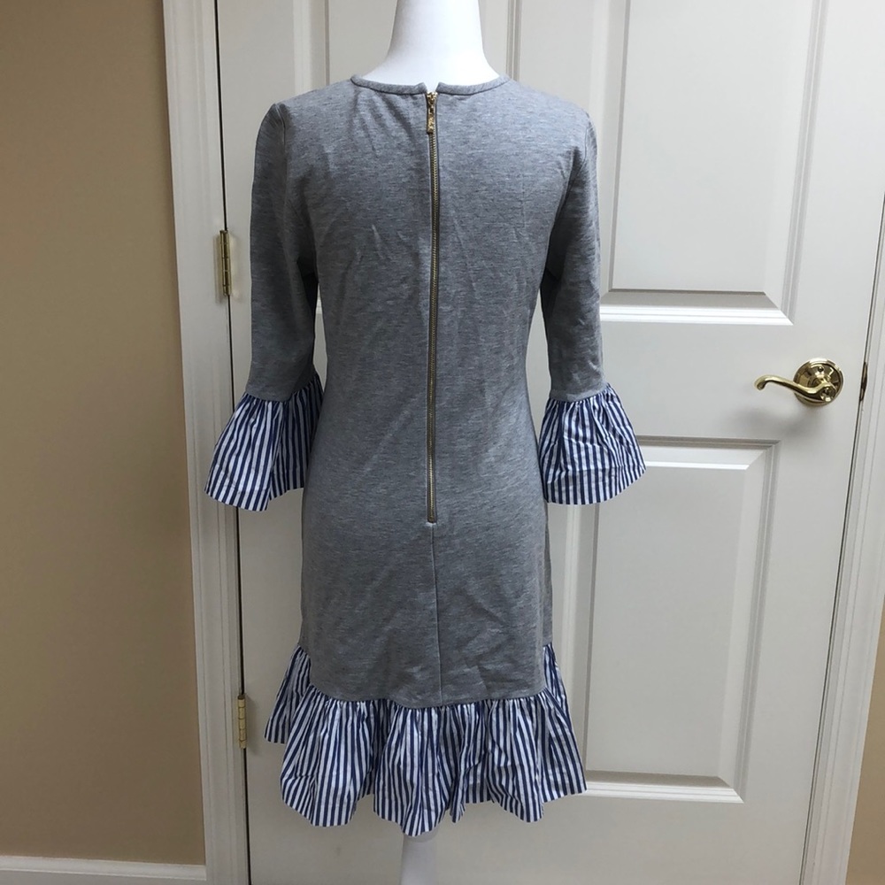 Eliza J Flounce Hem Sweatshirt Dress - Picture 10 of 11
